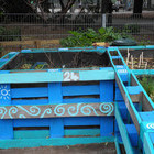 raised beds on pallets at Matznerpark 